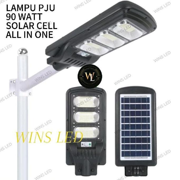 Sungd- Lampu Jalan Led Tenaga Surya 90W Pju Solar Cell 90Watt 90 Watt All In One 30 60 90 120 Watt O