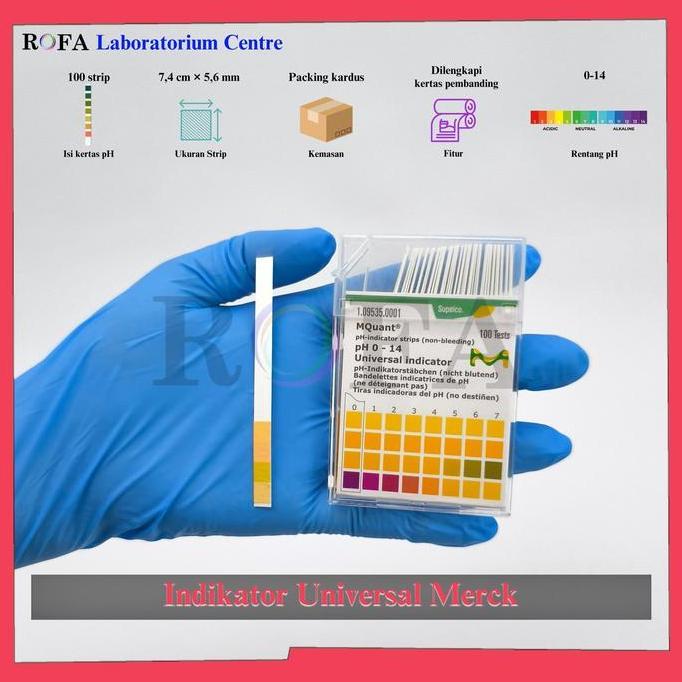 New- Indikator Universal / Universal Indicator / Kertas Ph / Ph Paper / Lakmus Universal / Ph Tester