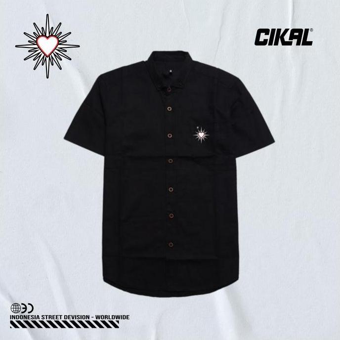 KEMEJA HEM  PSHT SH TERATE DESIGN LOGO HATI BERSINAR ATRIBUT PENCAK SILAT KEKINIAN Baju Katun Slimfi