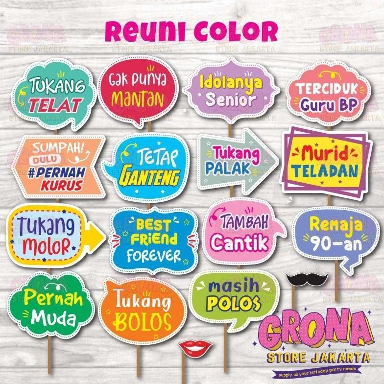 ACCPhotoboothReuni Color /AksesorisFoto Reuni Color/ PhotoProps Reuni Color