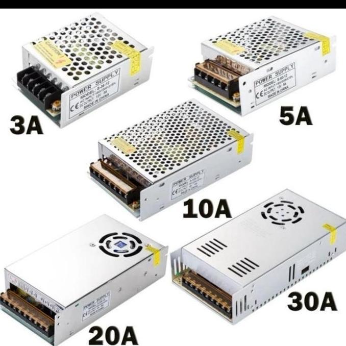 Scrt- Adaptor 12V 20A Psu Power Suply Cctv Led Strip 12 Volt 20 Ampere