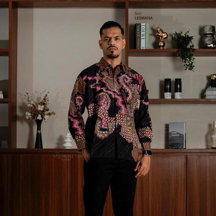 Rumina Batik for Men kemeja batik cap Pekalongan bahan katun exclusive murah kemeja pria