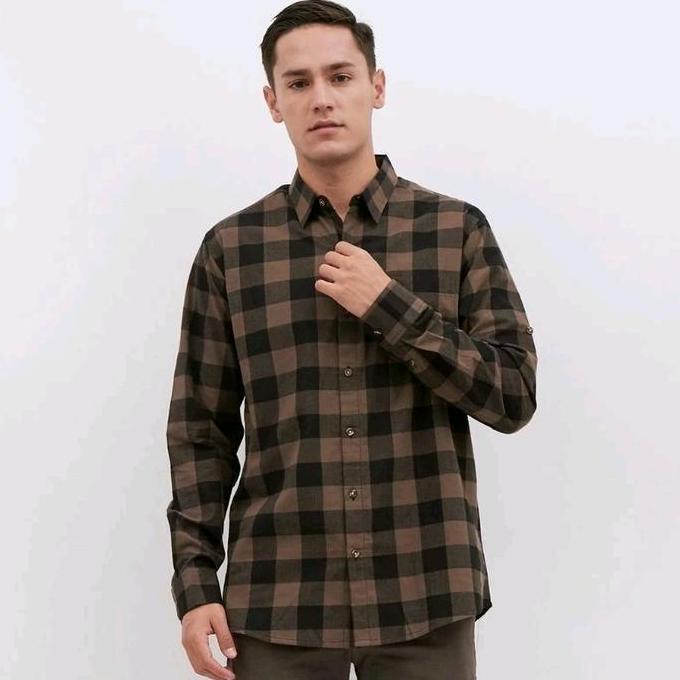Kemeja Flanel M-L-XL-XXL-XXXL-XXXXL Kemeja Premium Distro Flanel
