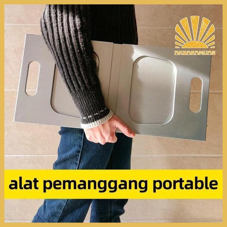 AKBARAMUAN PANGGANGAN IKAN SOSIS AYAM PANGGANGAN SATE ARANG ALAT PEMANGGANG ROTI BAKAR ANTI LENGKET 