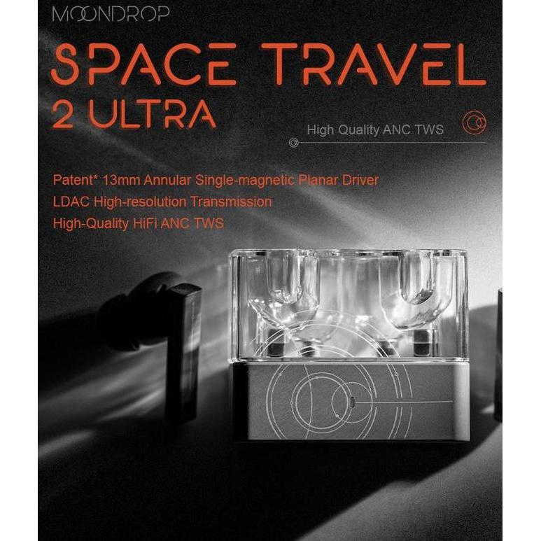 Azrilbagusshop - Moondrop Space Travel 2 Ultra Tws Earphone Bluetooth Ldac Anc