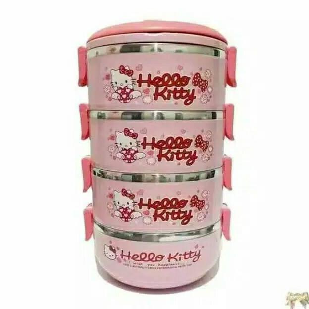 NEW PRODUCT MARVELASHOP RANTANG 4 SUSUN KARAKTER HELLOKITTY DORAEMON MINION