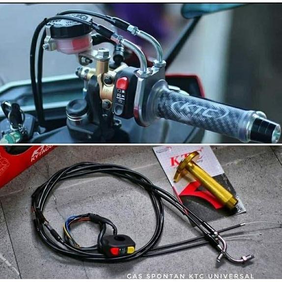 Gas Spontan KTC dan Saklar Gas spontan ninja 250 r25 mt25 cbr150 r15v3