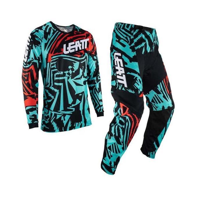 ASLI Ride Kit Jersey Set Leatt 3.5 Fuel / Jersey Set MX GTX Enduro Trail READY STOCK