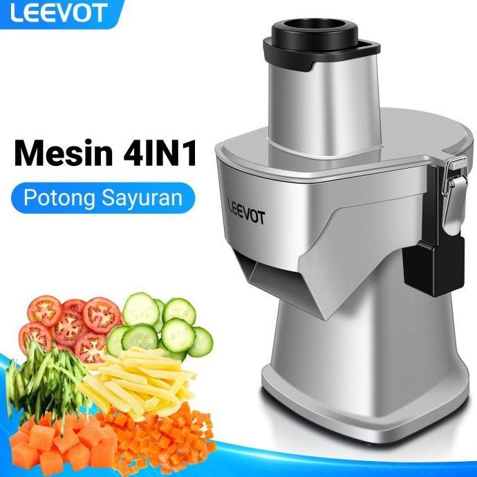 TERBARU Viral Mesin Potong Sayuran Multifungsi Listrik Alat Pemotong Kentang LEEVOT