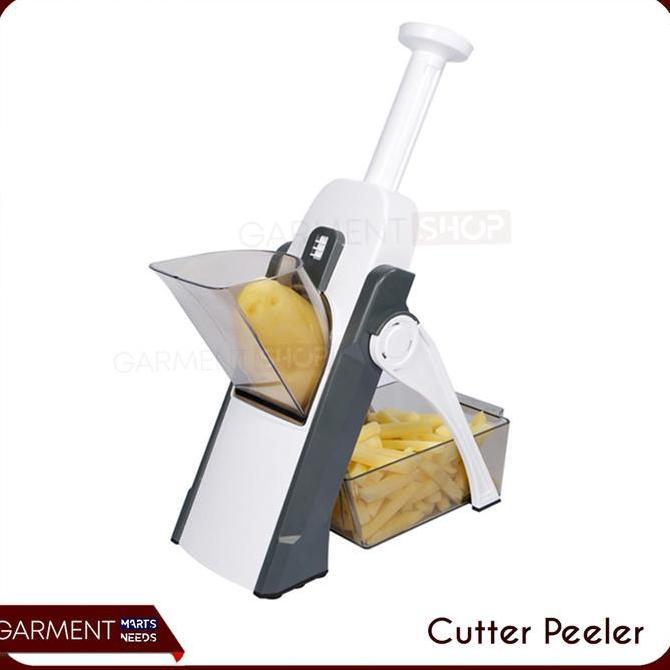TERBARU Alat Parutan Serbaguna Otomatis Peniris Pemotong Kentang Wortel Sayur