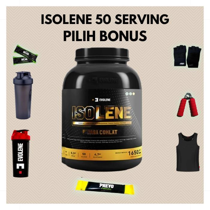 ISOLENE 50 SERV EVOLENE PROTEIN ISOLENE SUSU PROTEIN BPOM