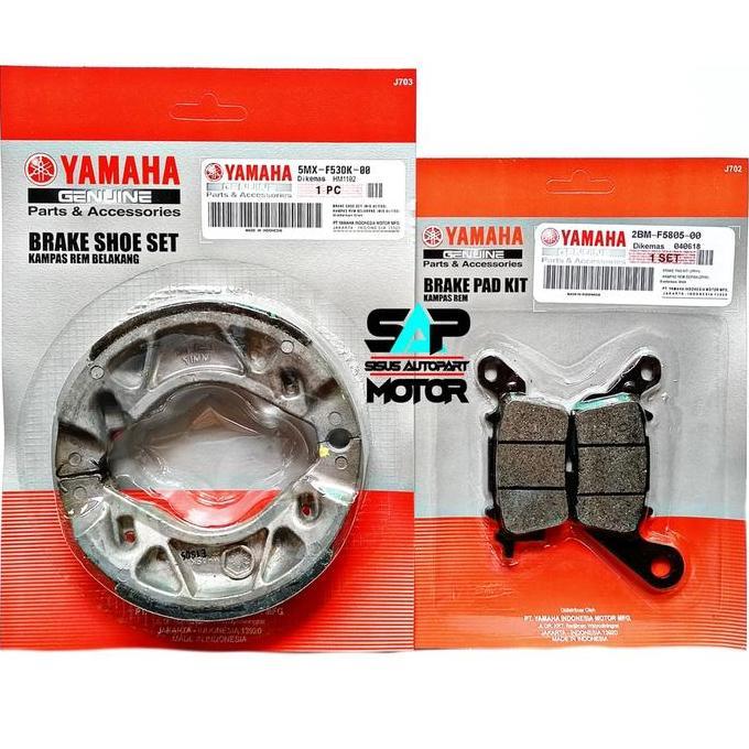 Paket Service Mio M3 Mio Z Mio Gt 125 Soul Gt 125 Xride 125 Fino 125 / Paket Kampas Rem Oli Yamalube