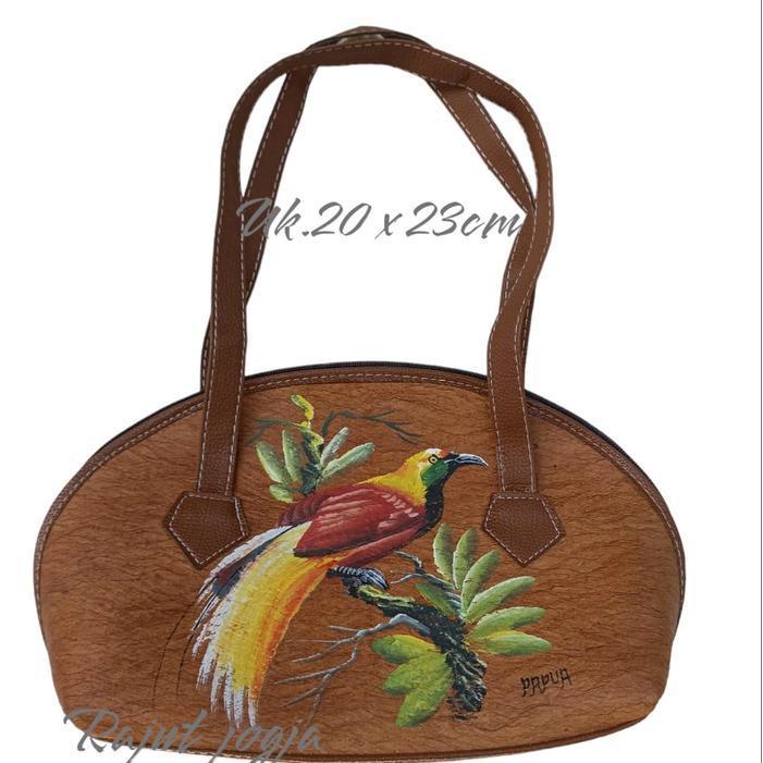 Tas Kulit Kayu Khas Papua/Tas Hand Bag/Tas Slempang Wanita/Tas Wanita/Tas Papua