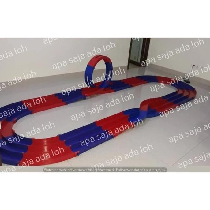 Track Tamiya 3 Jalur Extra Long Image Halilintar Jembatan Loop Bridge Mainan Jalanan Rel Sirkuit Cir
