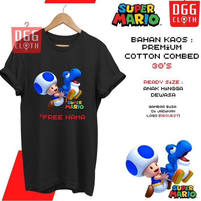 KAOS MARIO BROSS CARTOON ,BAJU MARIO BROSS LUCU TYPE 24