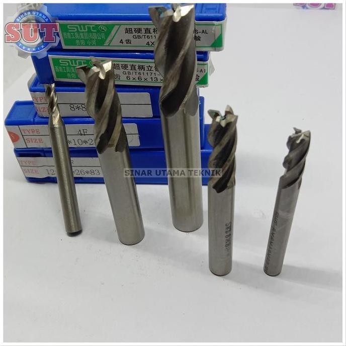 NEW Set 5PCS Mata bor Endmill 4 Flute HSS diameter 4.6.8.10.12mm endmill C