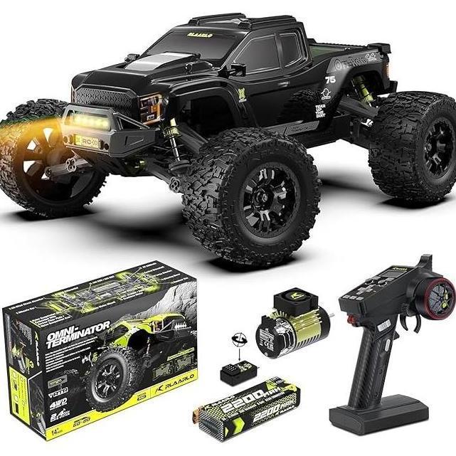 Brushless RC Cars, Monster Truck, 50+ MPH, 4WD