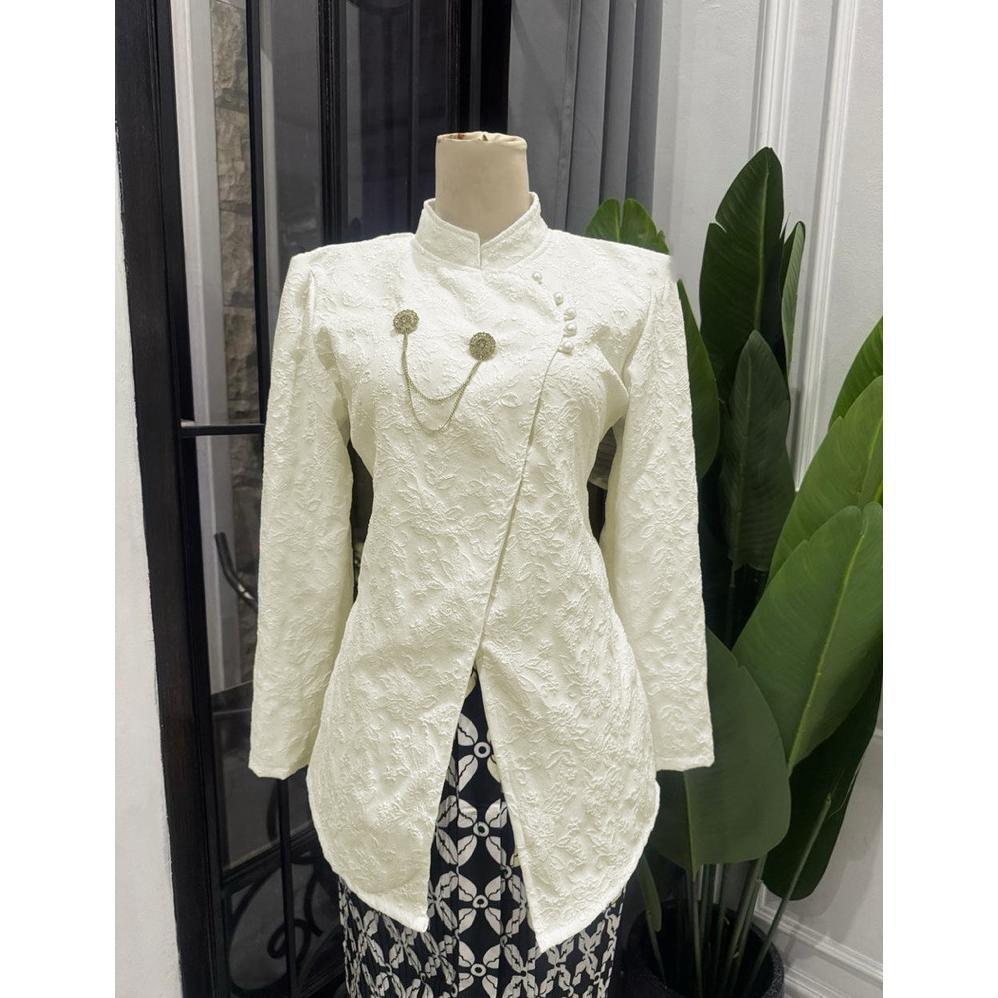 Promo !!! Terbaru Atasan Kebaya Janggan Modern Kebaya Kondangan Outfit Wisuda Lamaran Tunangan Kekin