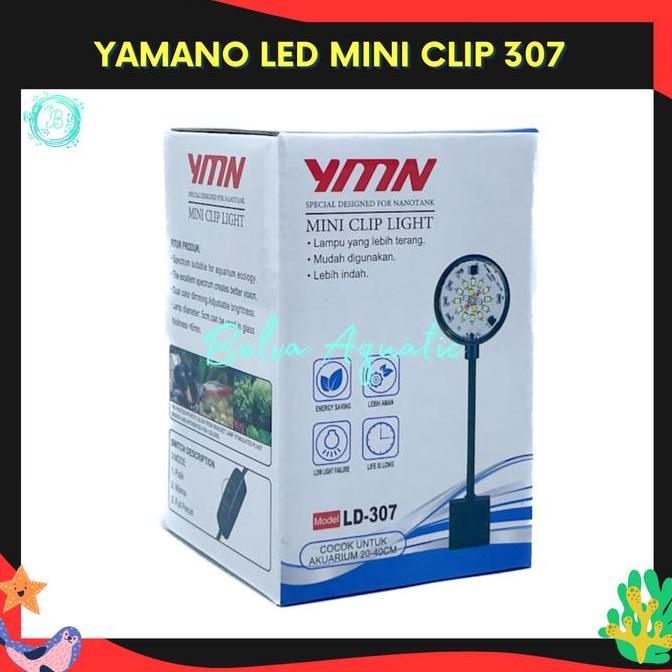 YAMANO LED JEPIT 3 WATT Lampu Jepit Aquarium Bisa Ganti Warna LD 307