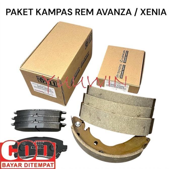 PAKET KAMPAS REM AVANZA - KAMPAS REM DEPAN BELAKANG AVANZA - PAKET KAMPAS REM TROMOL AVANZA - PAKET 