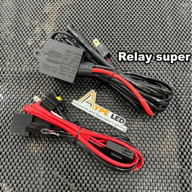 Promo ORIGINAL KABEL RELAY BILED LAMPU MOBIL RELAY SUPER 2 BILED | KABEL RELAY HID MOBIL 2 LAMPU | R