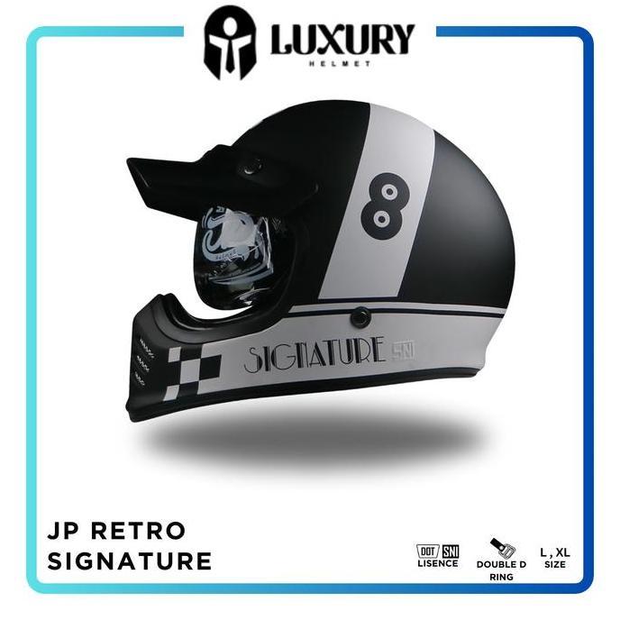 Helm Cakil - Helm Jp Retro Signature - SG03 - Classis