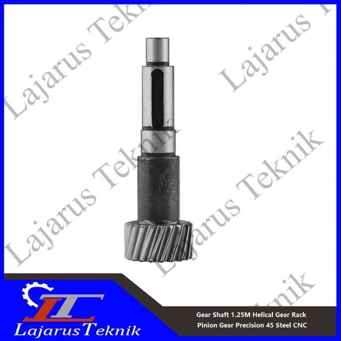 Gear Shaft 1.25M Helical Gear Rack Pinion Gear Precision 45 Steel CNC