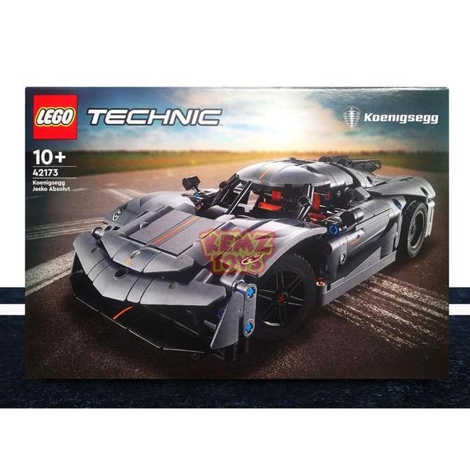LEGO Technic 42173 Koenigsegg Jesko Absolut Grey Hypercar