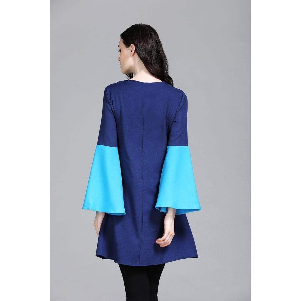 (Diskon) Ios Shop Haura Atasan Muslimah Wolfis Wanita Ootd Korean Style Impor Bestseller