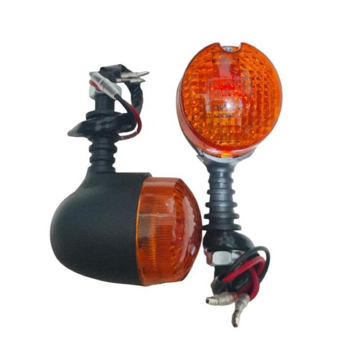 Promo lampu sein tawon bulat klasik jadul lampu sein motor bulat mini Baut Motorcycle Diskon