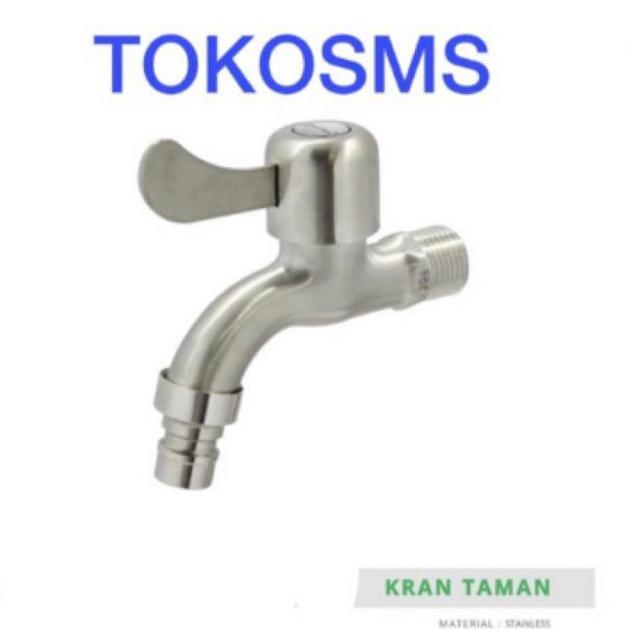 Kran taman stainless sus 304 kran air warna stainless doff sus304