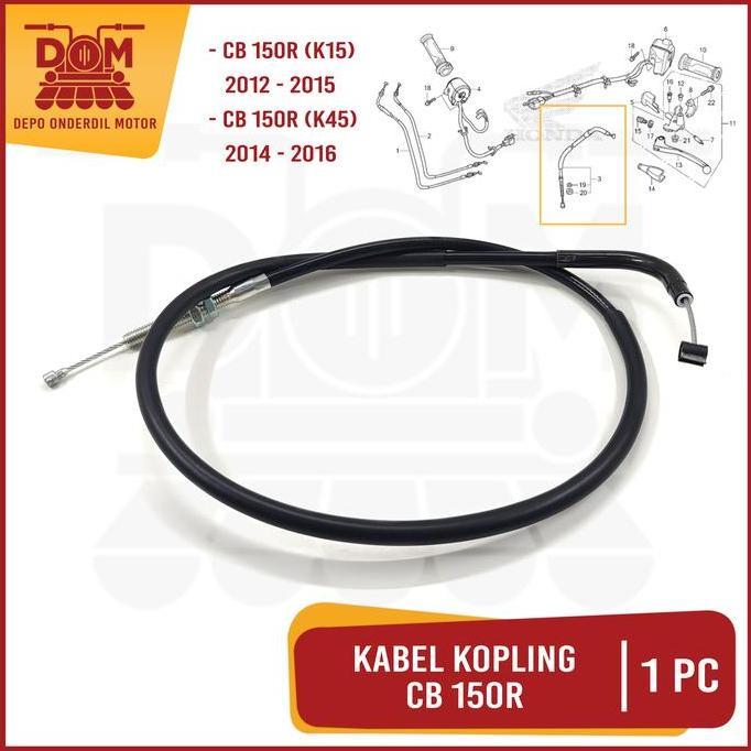 Promo Kabel Kopling CB 150R (TOKAIDO) Clutch Cable Cabel Seling Tali Kawat Iner Kopling Motorcycle M