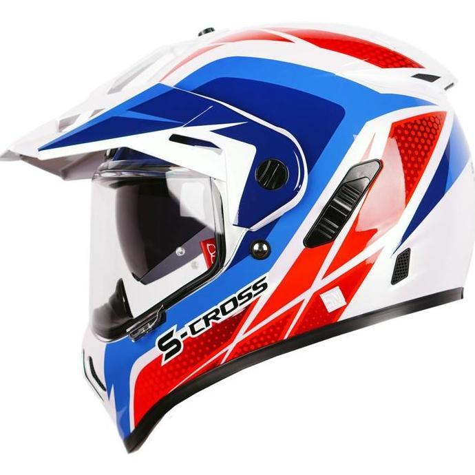 NJS S-CROSS Motif - Helm NJS Semi Cross Helm Adventure SCross RUMBLE STORMBLADE S CROSS