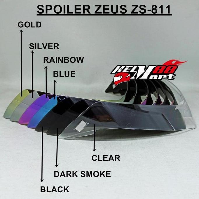 Spoiler ZEUS 811 ORIGINAL Spoiler Helm Full face ZEUS 811