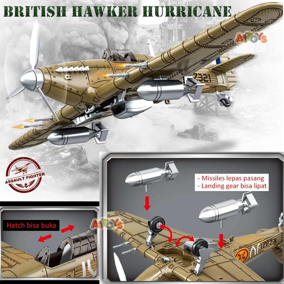 Mainan pesawat tempur mainan pesawat bomber mainan pesawat jet fighter mainan militer pesawat Hawker