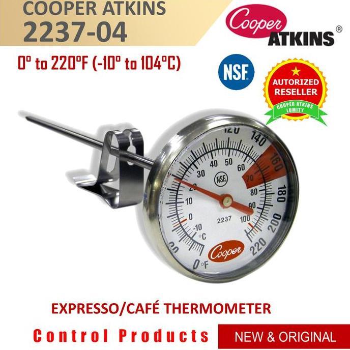 Cooper Atkins 2237-04C-8 1.75 Dial Espresso Thermometer