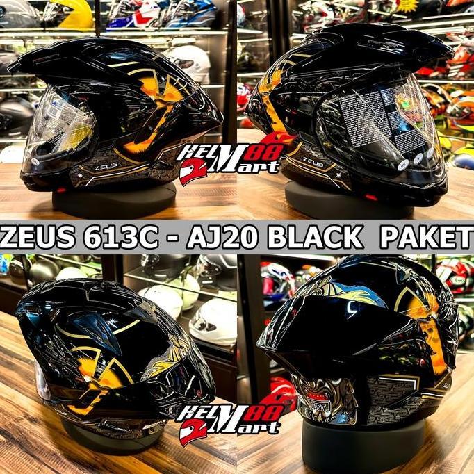 Zeus 613C + SPOILER Helm Modular Helm Zeus ZS613C ZS-613C 613