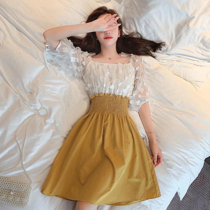 Susana Id [ Cod ] Mini Dress Korea  D012