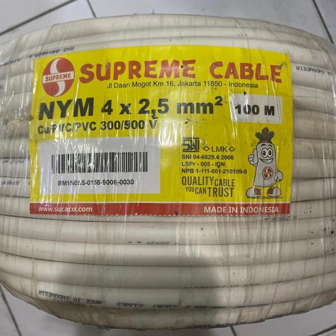 NEW kabel nym 4x2,5mm 100m supreme/KABEL NYM 4X2.5MM SUPREME @100M