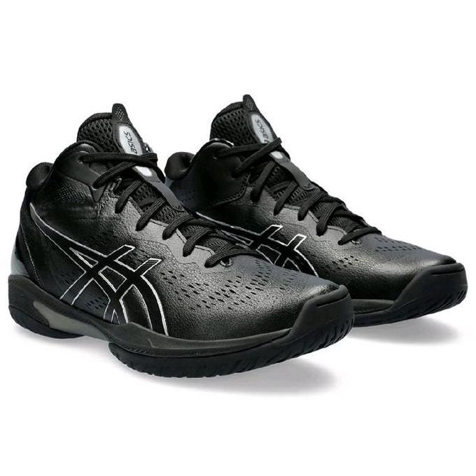 Sepatu Voli Asics Gel Hoop V16 Black Pure Silver 1063A078.001