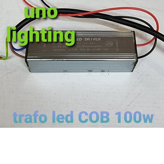 trafo pju dan sorot COB led 100watt 100w driver led 100 watt
