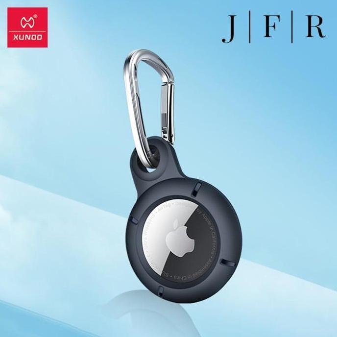 Bestone- XUNDD Original Apple Airtag Case Keychain Holder PU Leather Synthetic