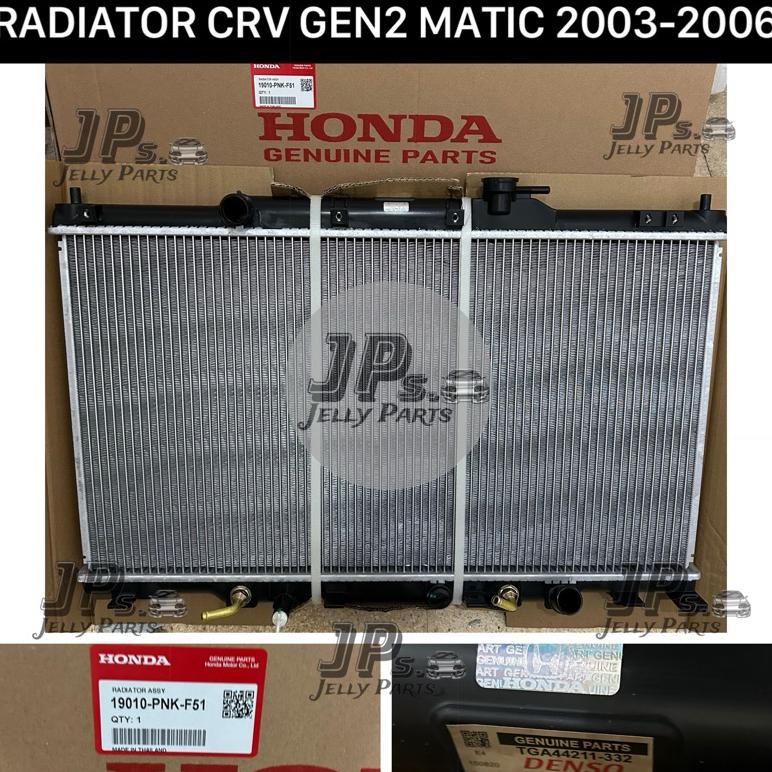 RADIATOR ASSY HONDA NEW CRV GEN 2 MATIC 2003-2006 ASLI ORIGINAL DENSO JAPAN