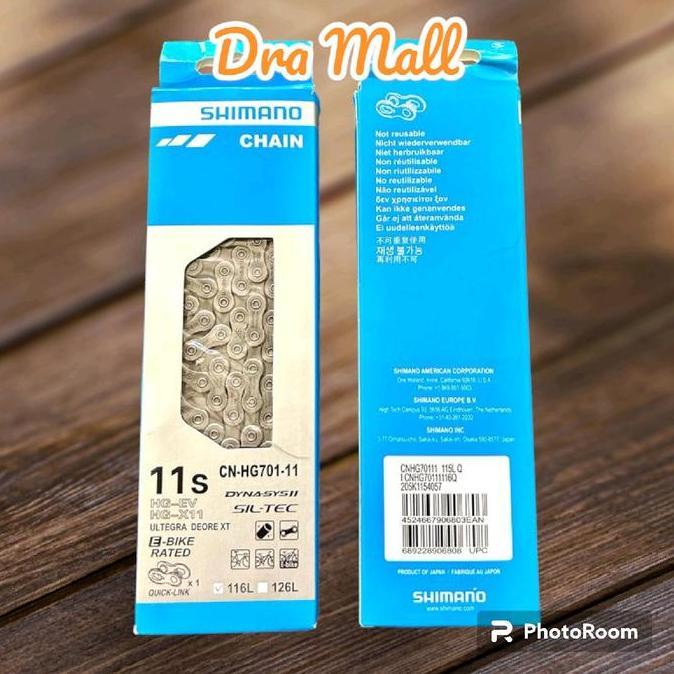 Rantai Sepeda 11 Speed Shimano Cn Hg 701 & Shimano Cn Hg 901