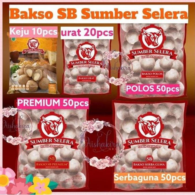 Bakso sapi SB premium isi 50 Bakso sapi Sumber Selera Kebun jeruk ASLI