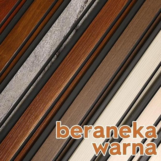 Paus Biru - Wood Panel WPC Dinding 30cm x 290cm Wall Panel Dekorasi Dinding Anti Air Kolong Dapur