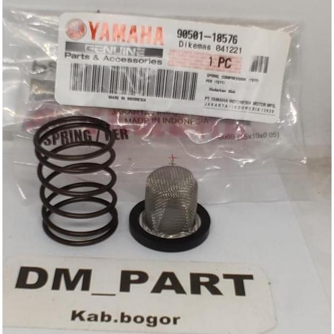 Promo saringan filter oli bawah per spring JUPITER MX KING VIXION R15 XABRE XSR MT15 R NVL OLD NEW W
