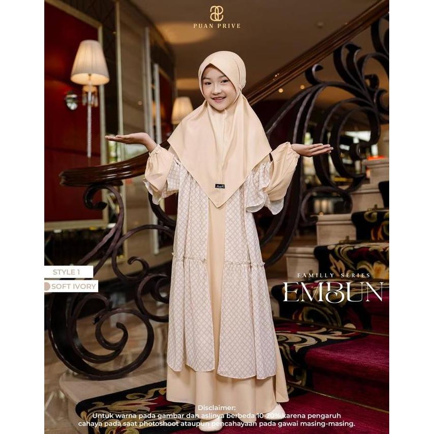 Puan Indonesia - Sarimbit Embun Dress Kids Style 1