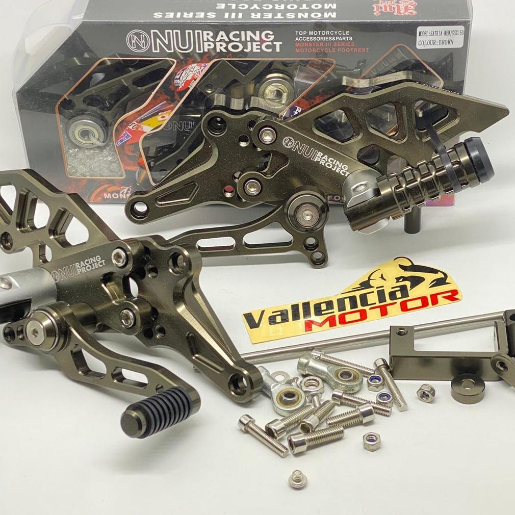 UNDERBONE NUI NINJA 150R-150RR NEW NUI MONSTER 3 STEP DEPAN NUI LIPAT NINJA150 R RR KRR ORI NUI 3