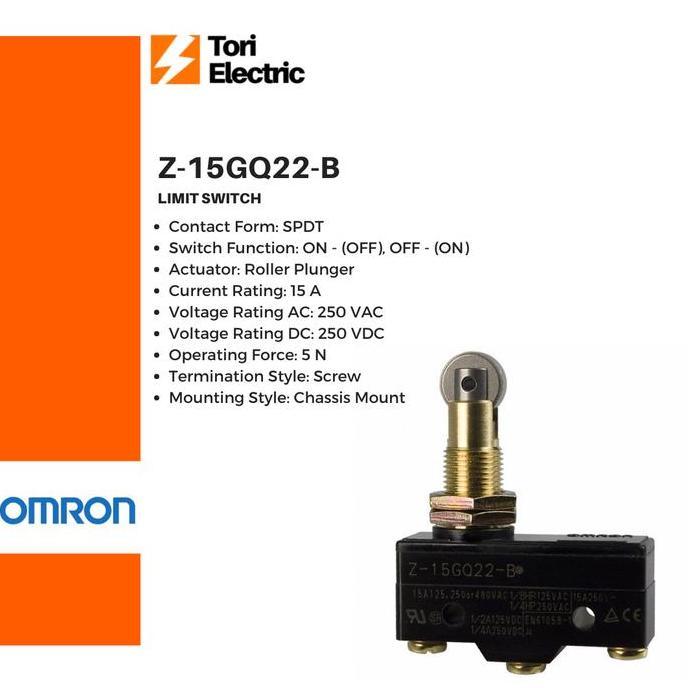 Limit Switch Omron Z-15Gq22-B Z15Gq22B Z 15Gq22 B 100% Ori High Quality